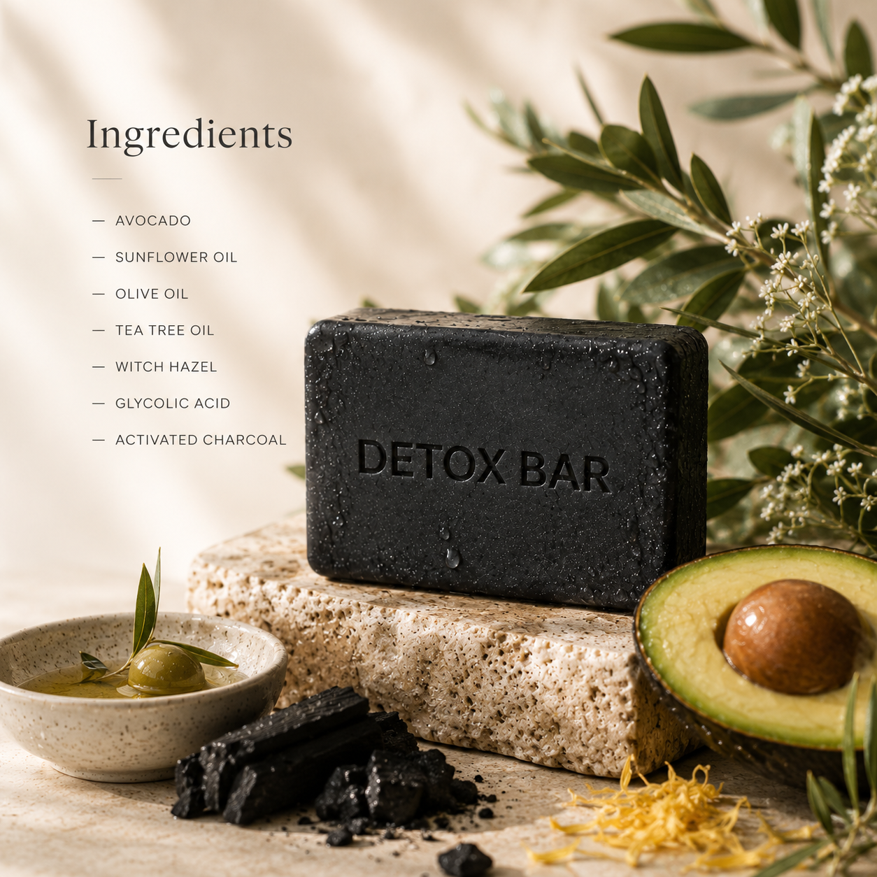 Underarm Charcoal Detox Bar